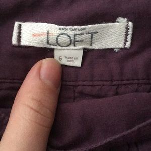 LOFT Skirts - The loft purple mini skirt LOFT Skirts - The loft purple mini skirt